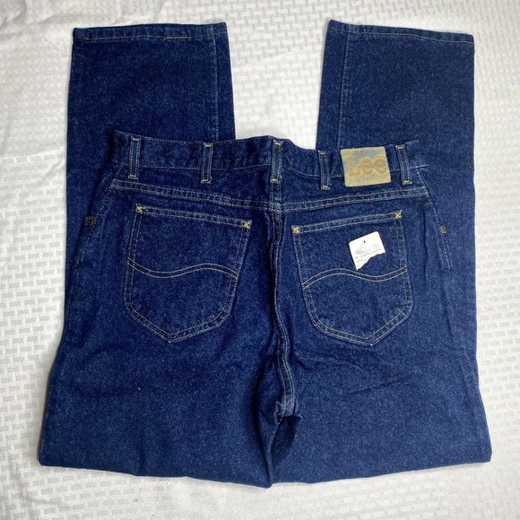 NWT Vintage Lee Jeans, dark wash, deadstock - Picture 3 of 12